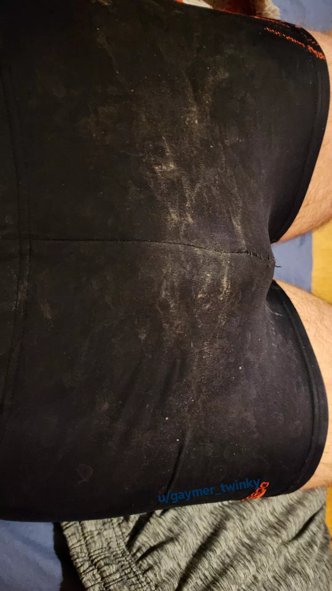 my cumrag is crusty as fuck with all the loads on it