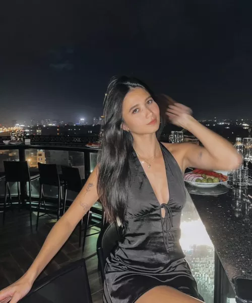 My most cleavage dress lol