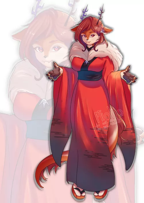 new year's illustration (by me)