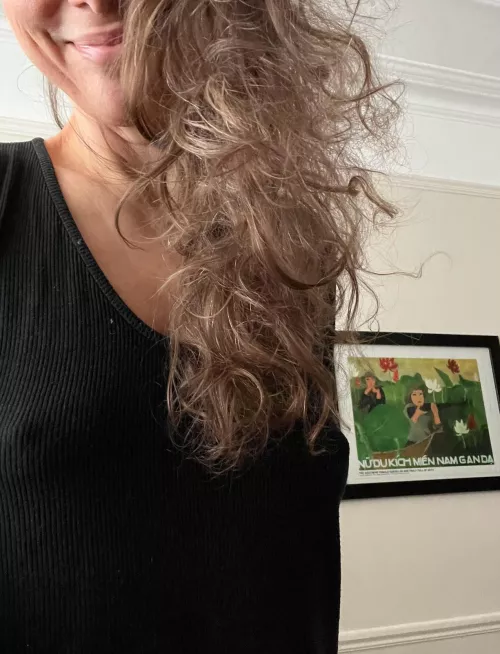 no bra need while working from home OC