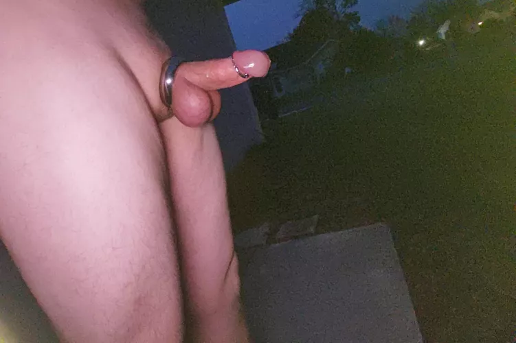 Only wore cock rings to take out the trash