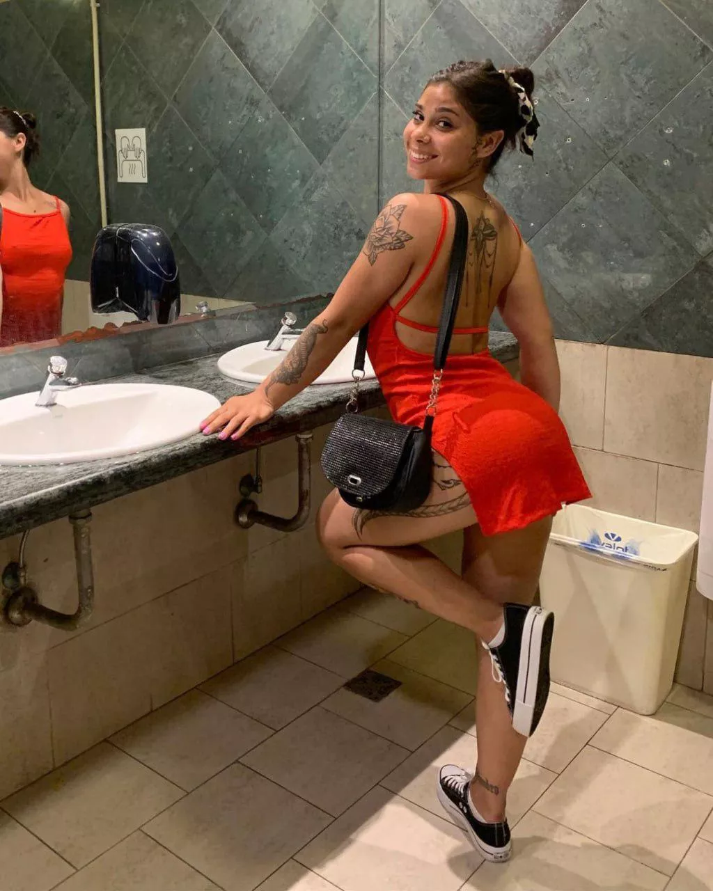 Red demonizes me But it would be better if I wore heels