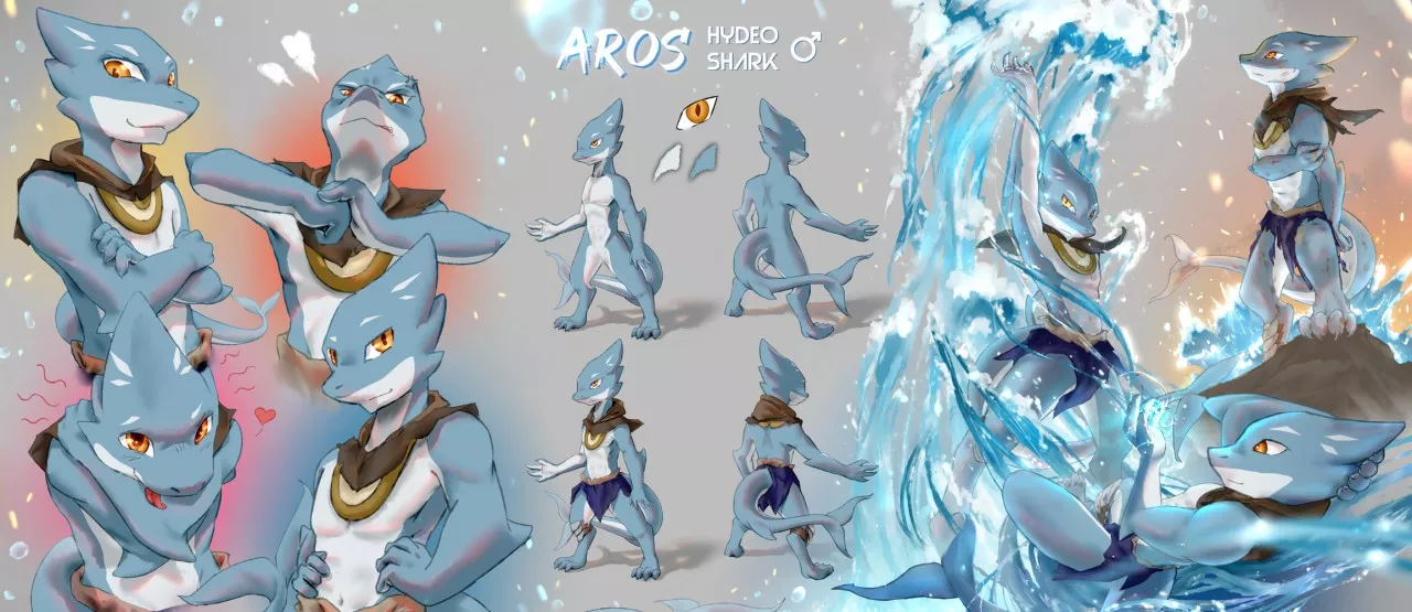 Shark Ref Sheet (by Stampmats) comm:open