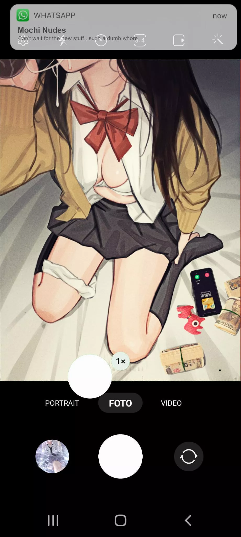 She just wanted some extra pocketmoney. Little did she know her bullys are paying it