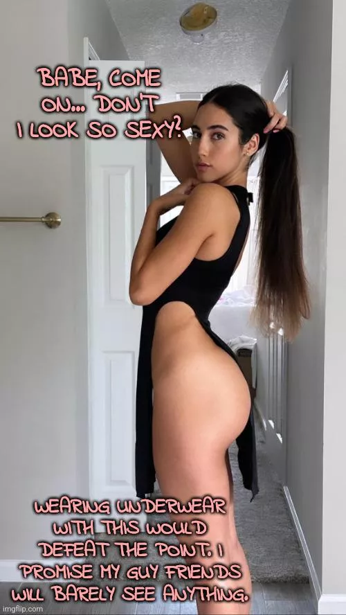 She's the fashionable one!