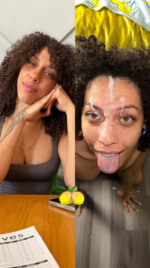 Take me to dinner and cum on my face after💦