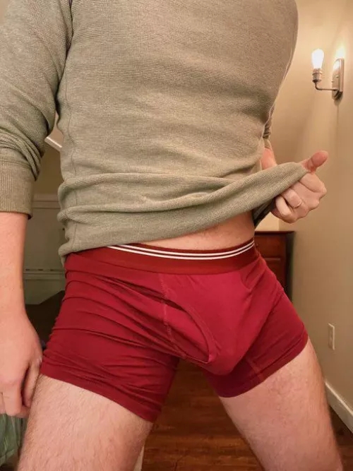 Today was a boxer briefs day. What do you think?