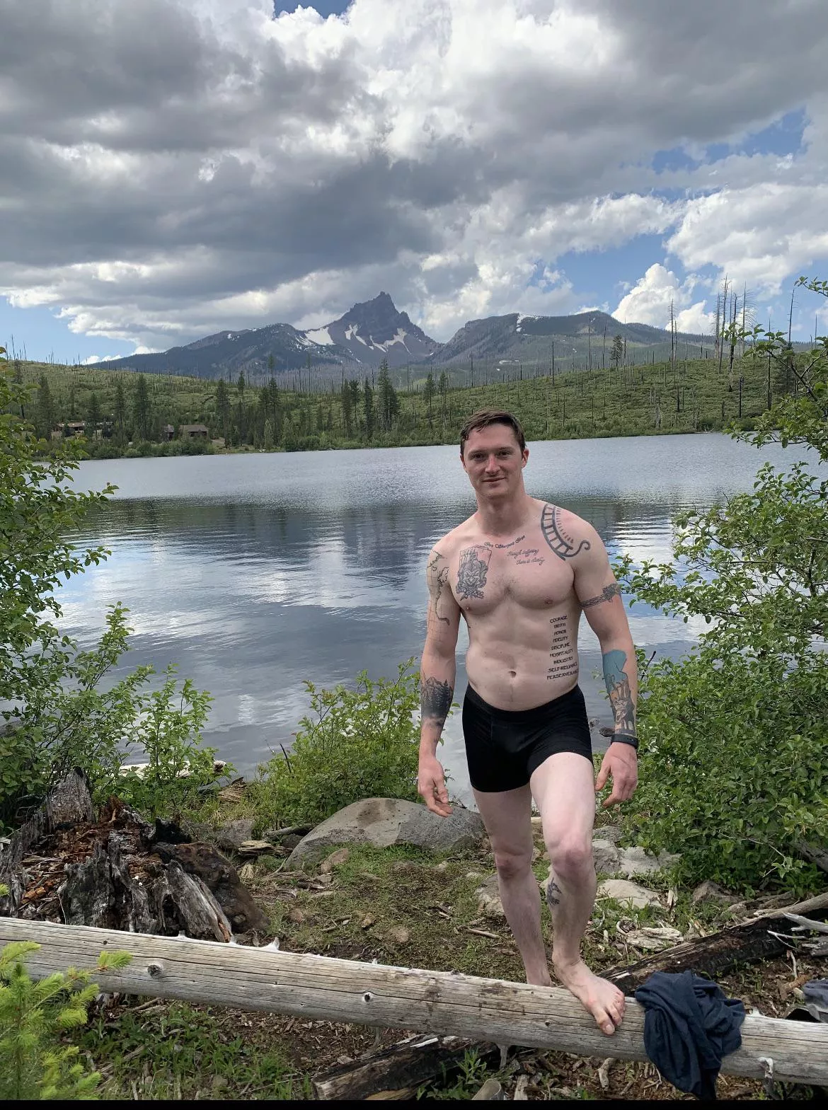 Whos coming for my next alpine swim?