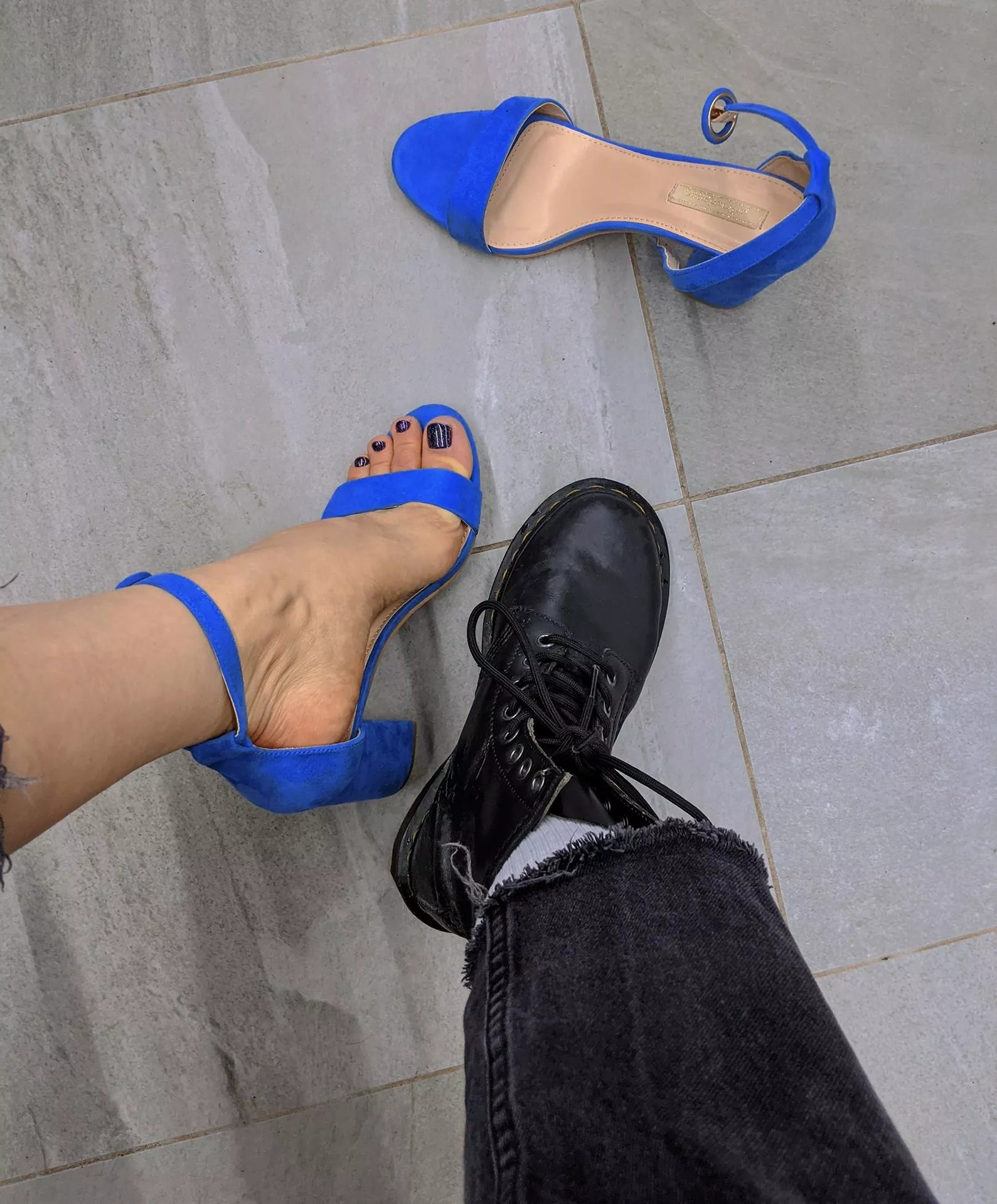 Would you smell my feet after wearing boots or sandals?