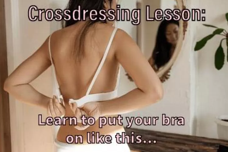 A sissy should learn the correct way!