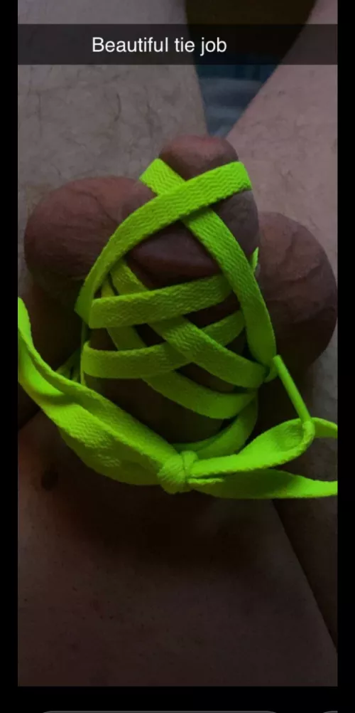 All tied up, no place to go.