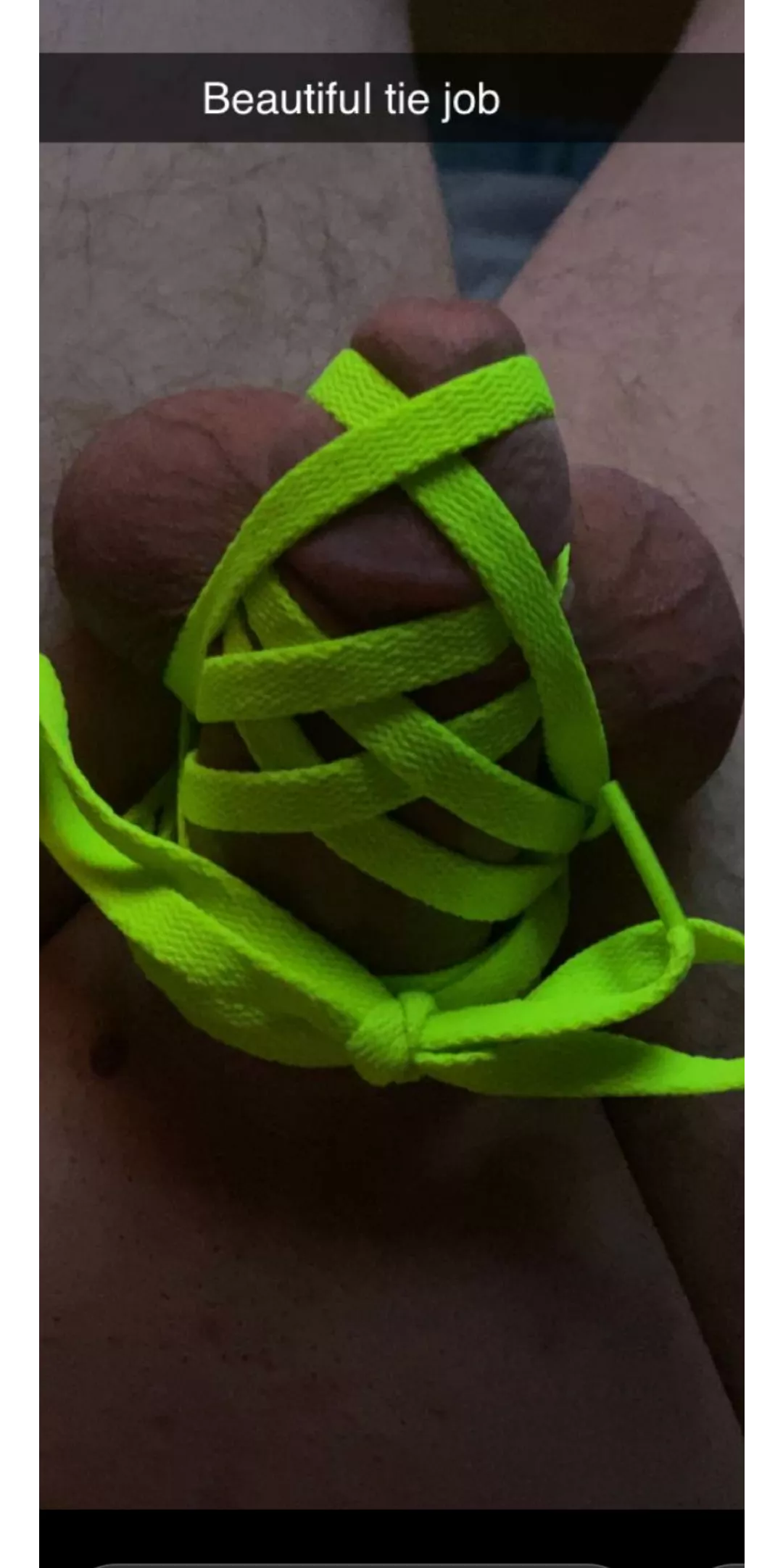 All tied up, no place to go.