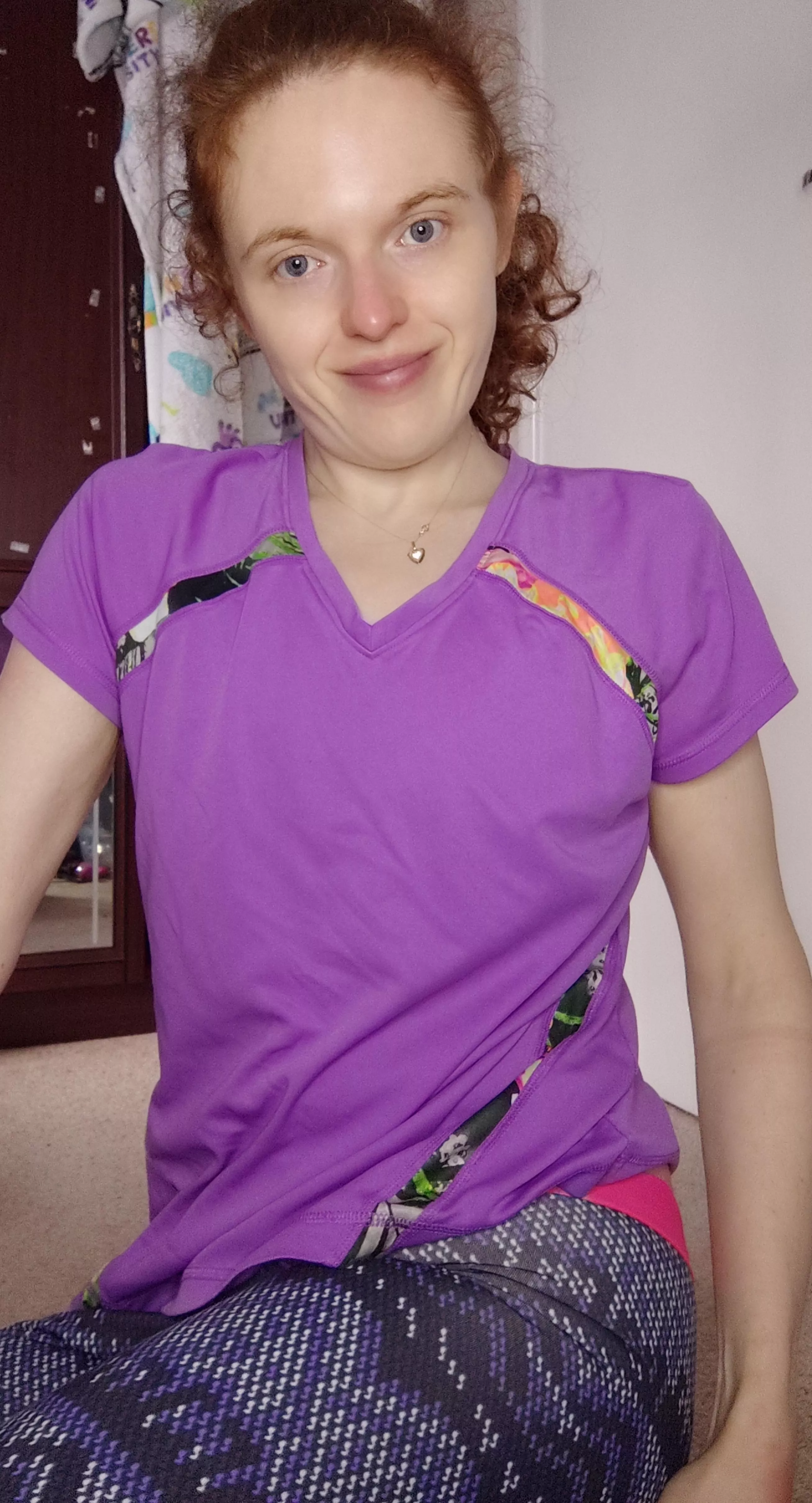 Another braless gym session is happening today