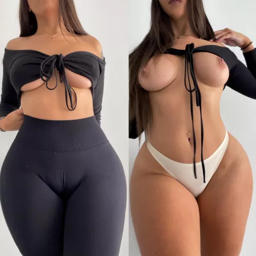 Before the gym vs. after