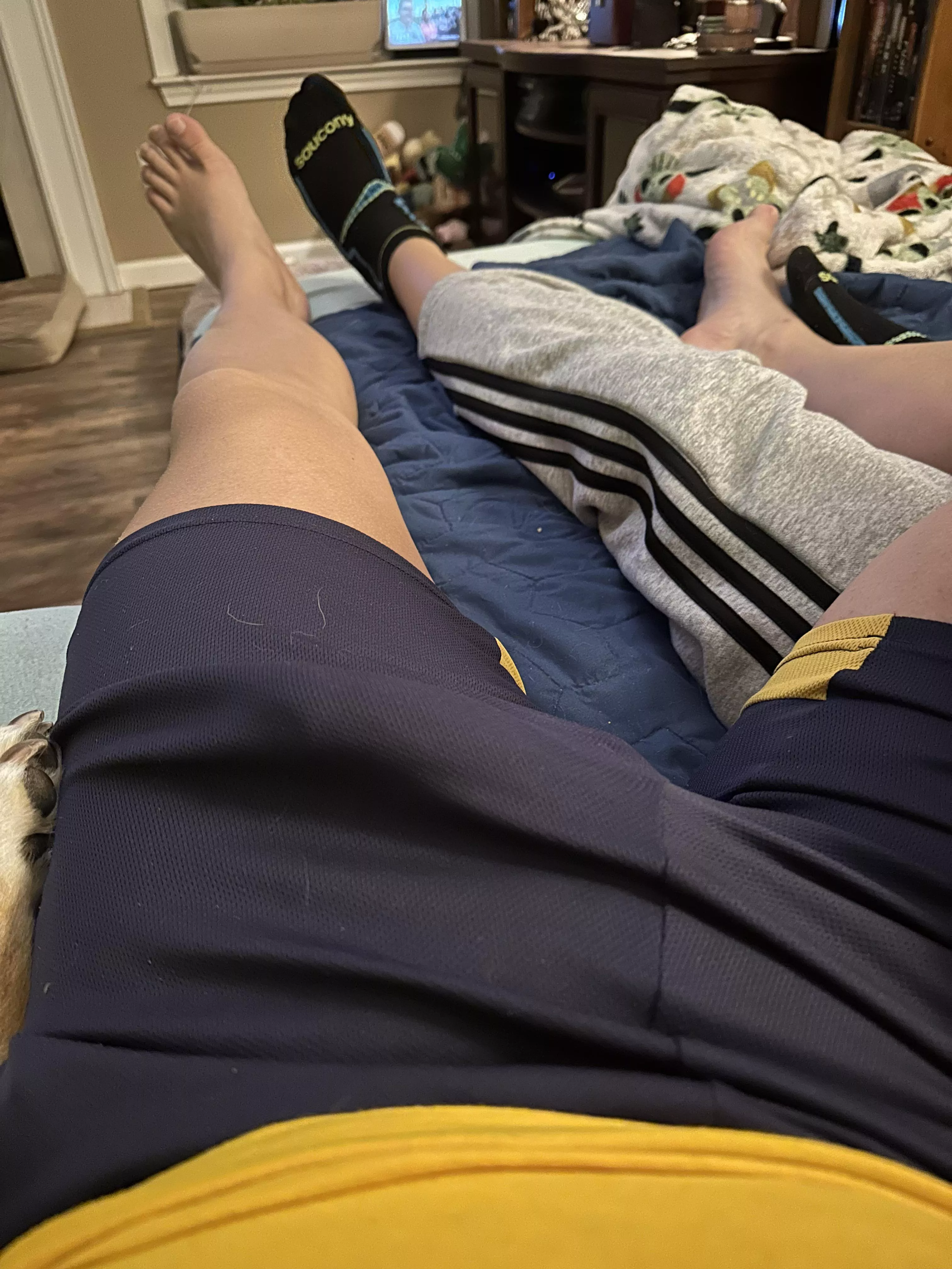 Chilling on the couch