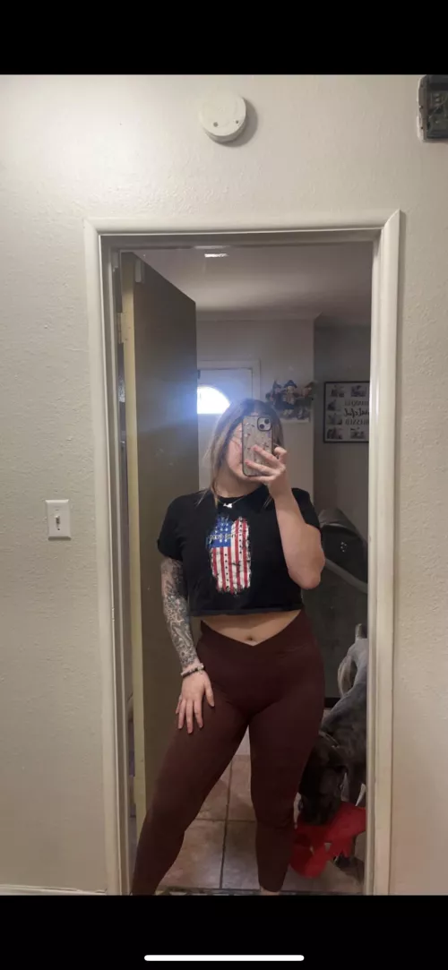 Crop top for the gym