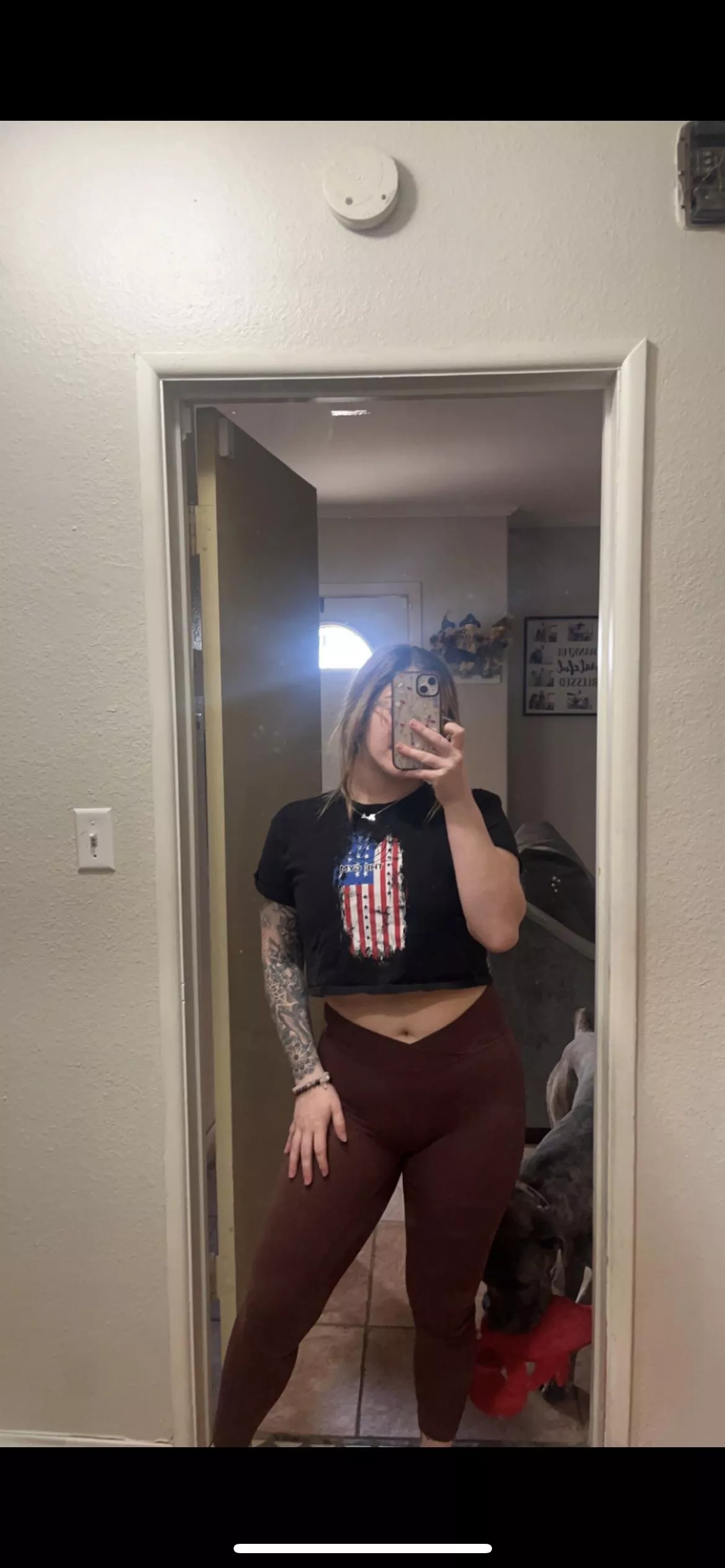 Crop top for the gym