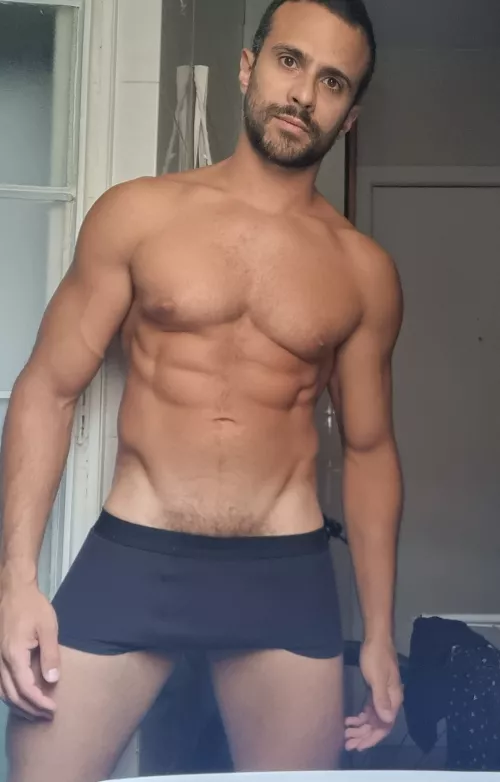 Doing laundry in my undies