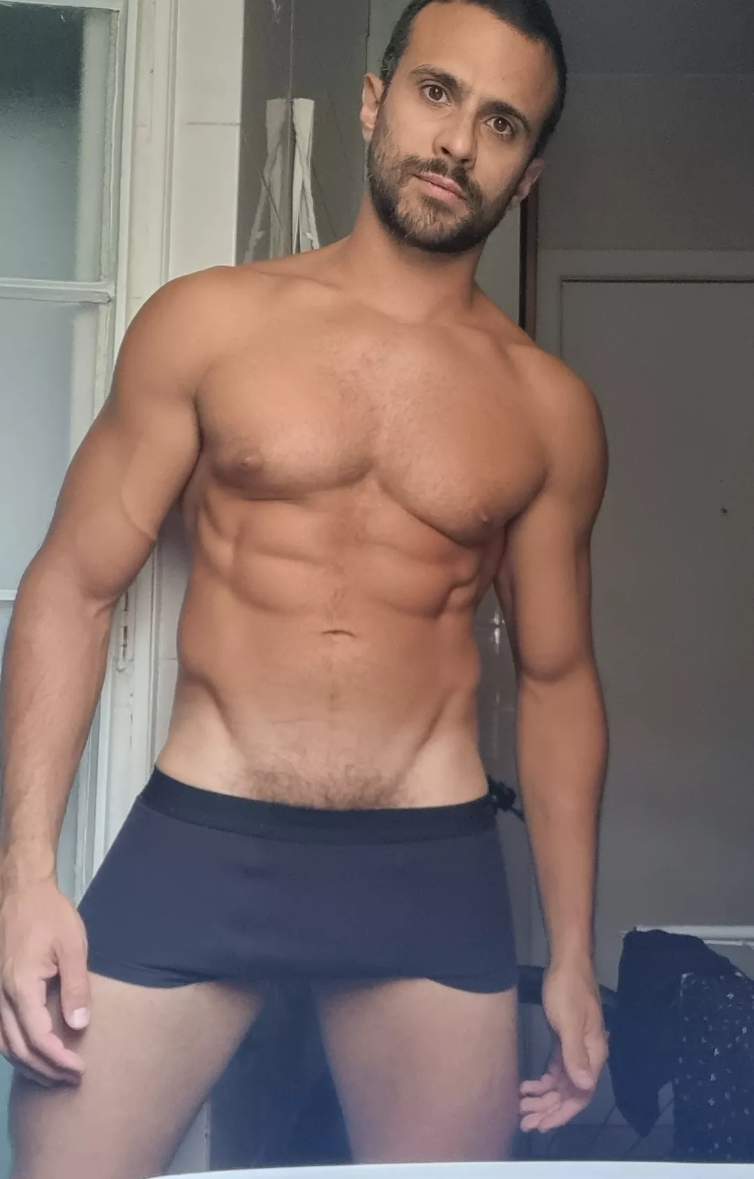 Doing laundry in my undies