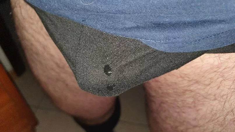 Edging and leaking through panties