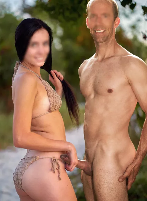 Enjoying the day at the beach