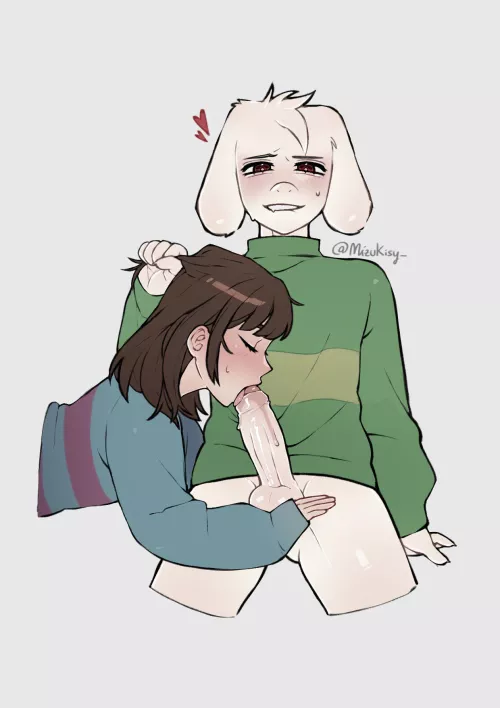 [Frisk | Asriel] Sloppy Toppy