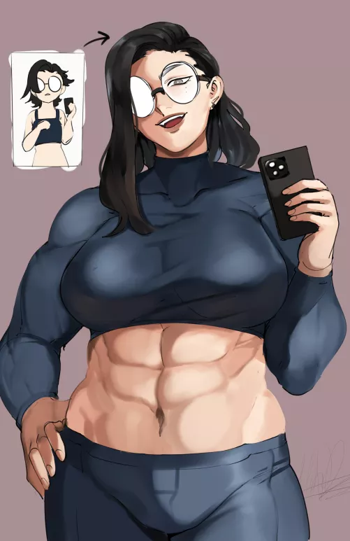 Glow up [@Puzzled_artist]