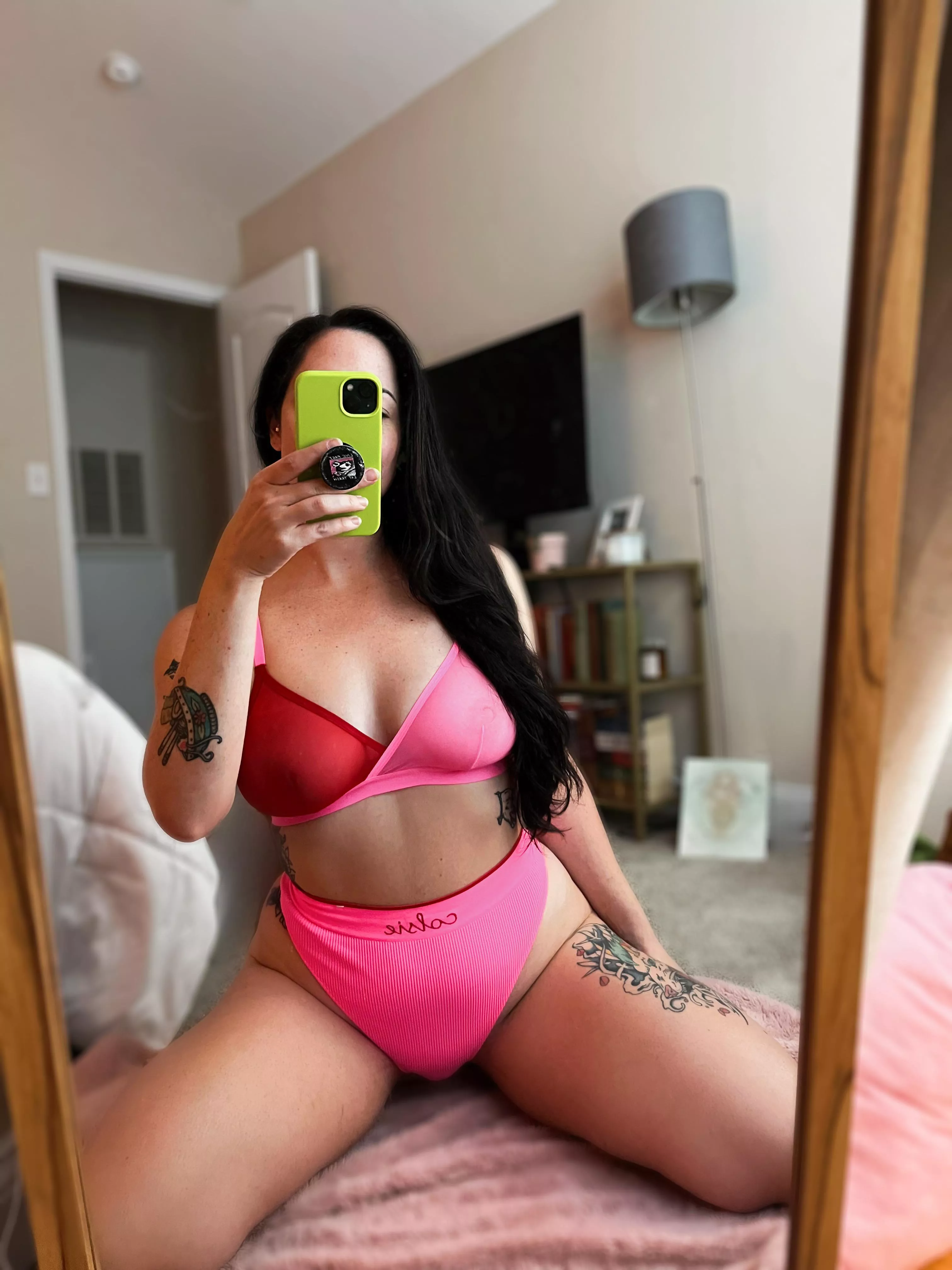 Hair long enough to touch my thong