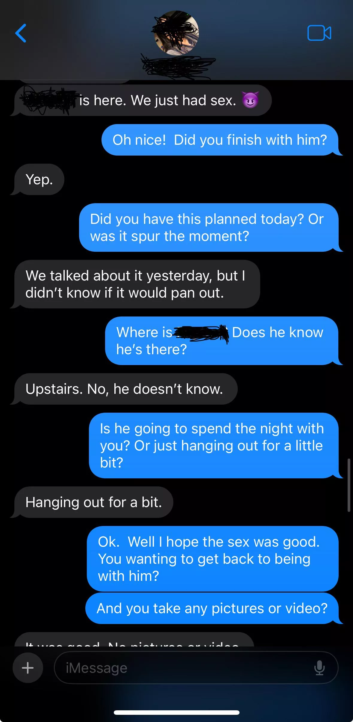 Hotwife had fun while I was at work