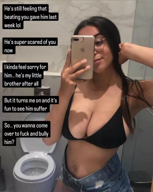 I feel bad for him but it's so fun to watch him suffer and it turns me on