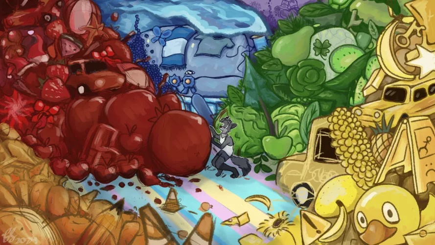 I love to sort (Art by me @FurrySoren on everything)