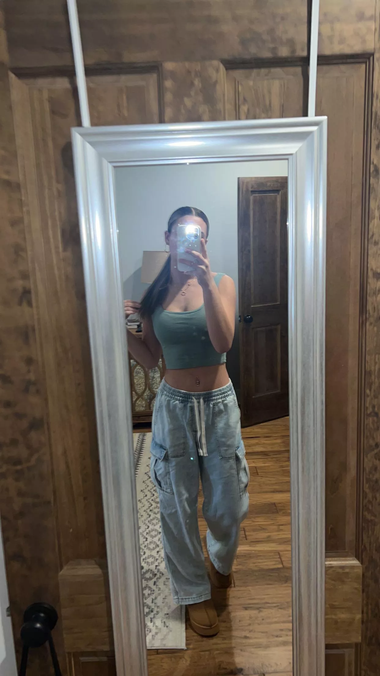 Just lounging around the house