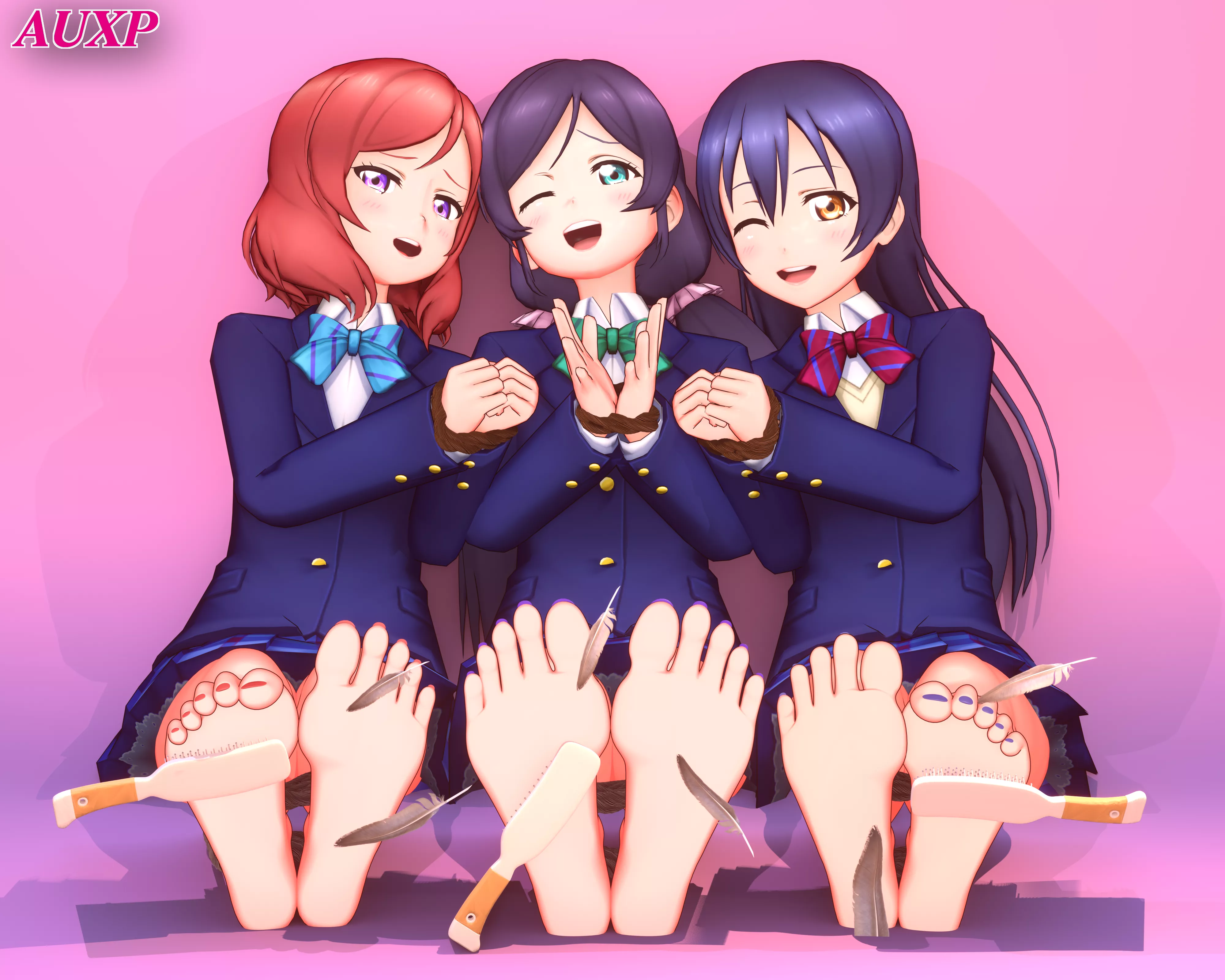 Maki Nishikino, Nozomi Tojo and Umi Sonoda (Love Live!) [Artist: AUXP]