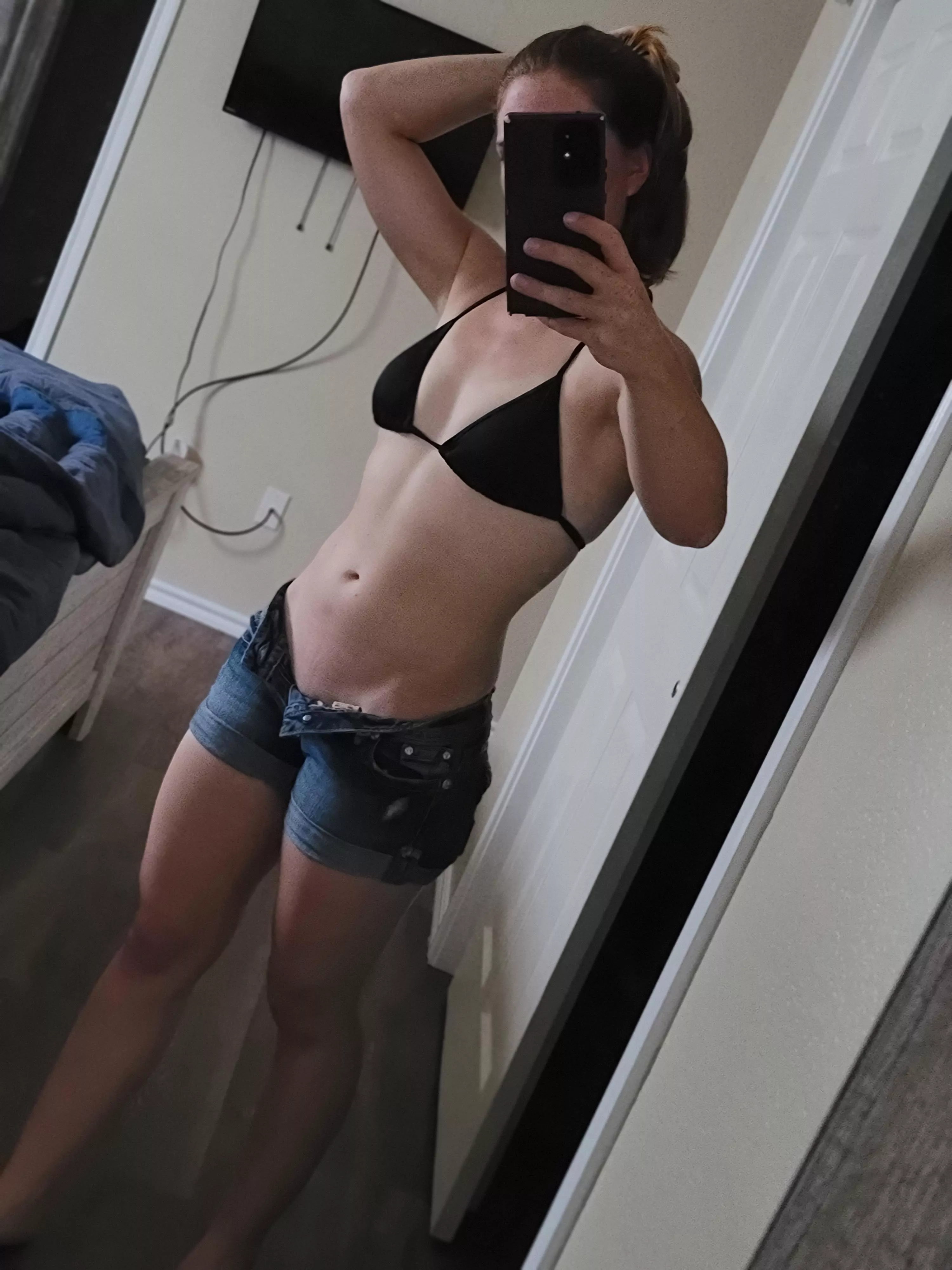 Missing shorts and bikini top weather!