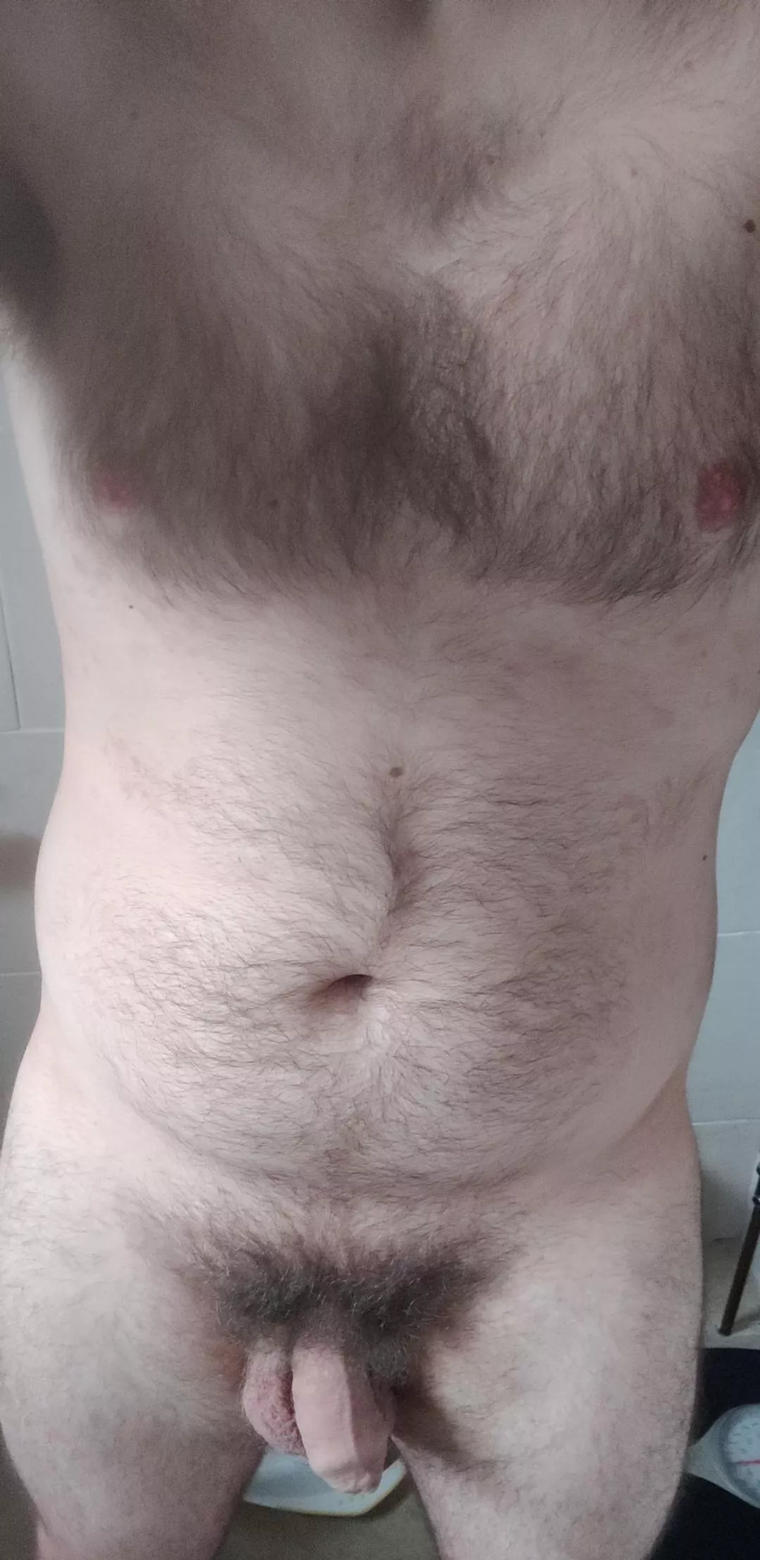 My soft cock, trying to hide in the bushes