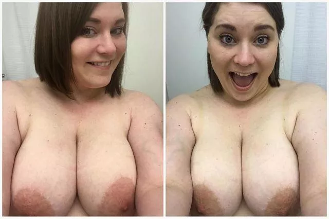 New haircut, but I'm sure you just want the boobs. Lol