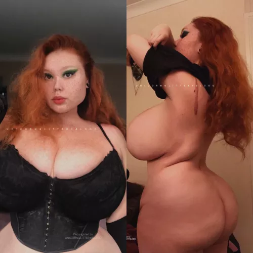 [OC] boobs vs booty! which is better?,