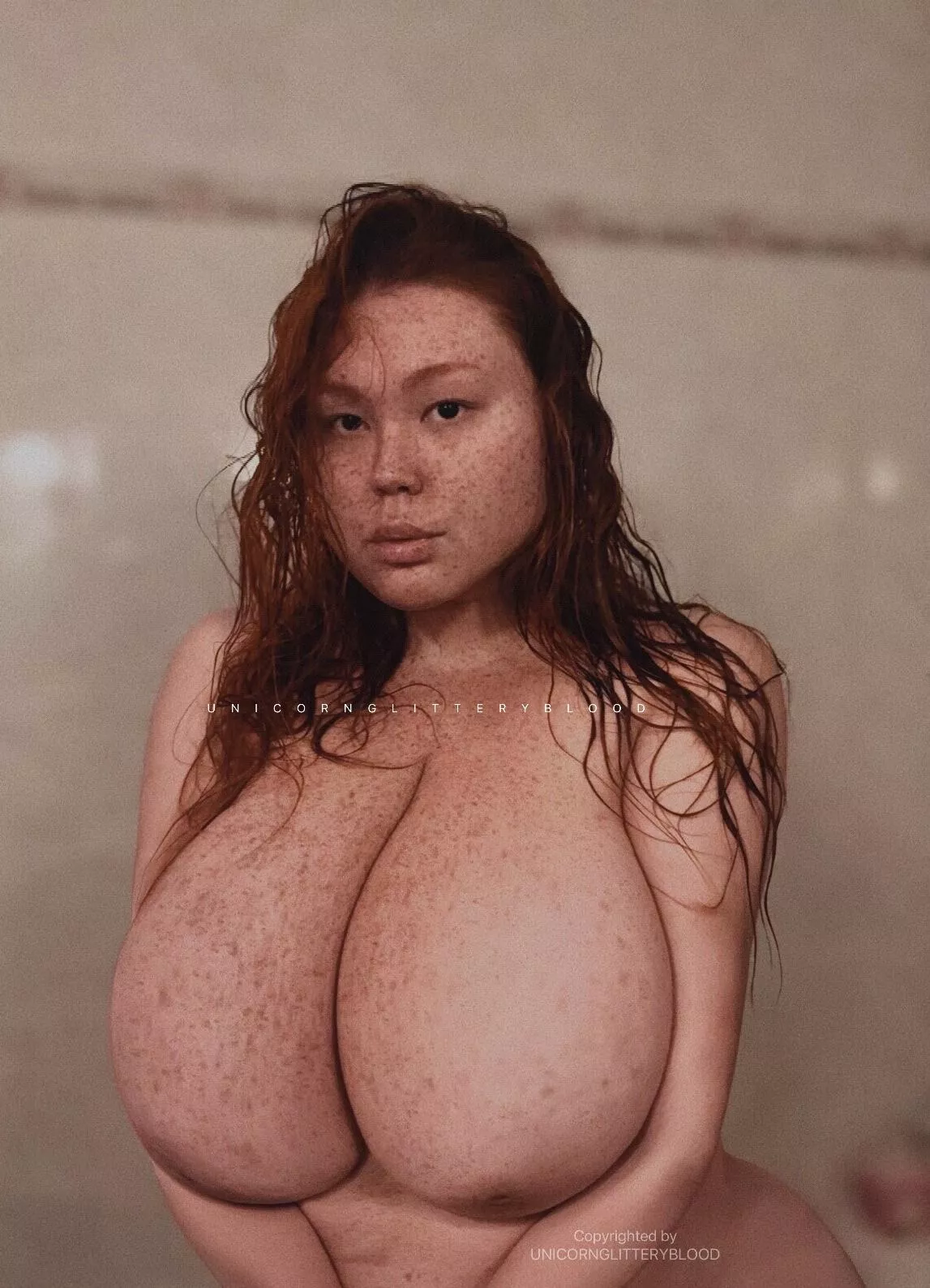 [OC] i hope me boobs arent too saggy for you! cause i love how heavy they are!