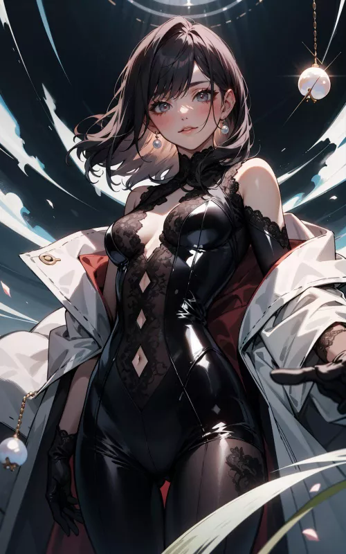 Partial Lace Bodysuit