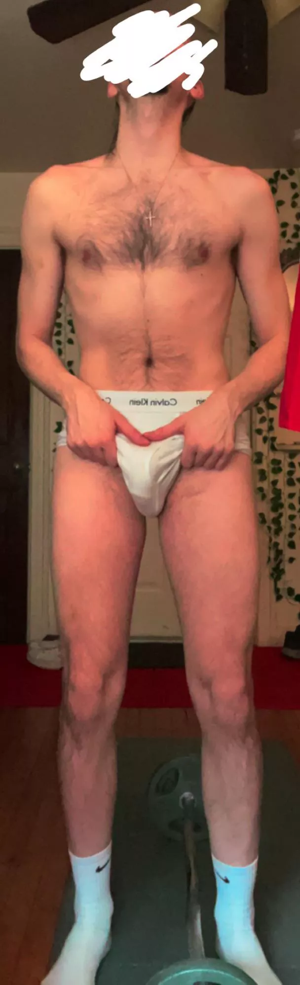 POV: You come over your bros house and he’s standing in the living room like this. Your reaction?