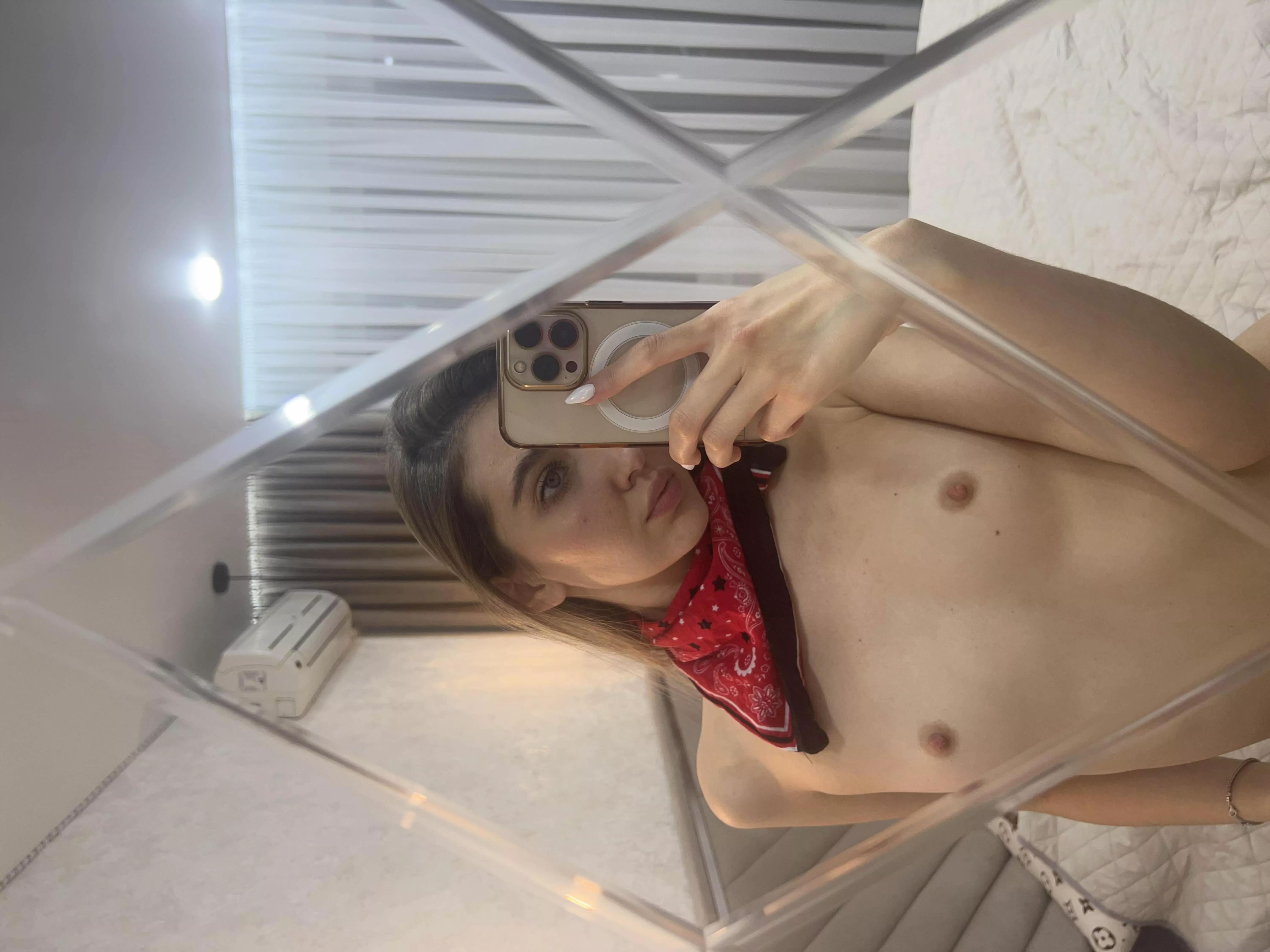 Proud owner of natural boobies