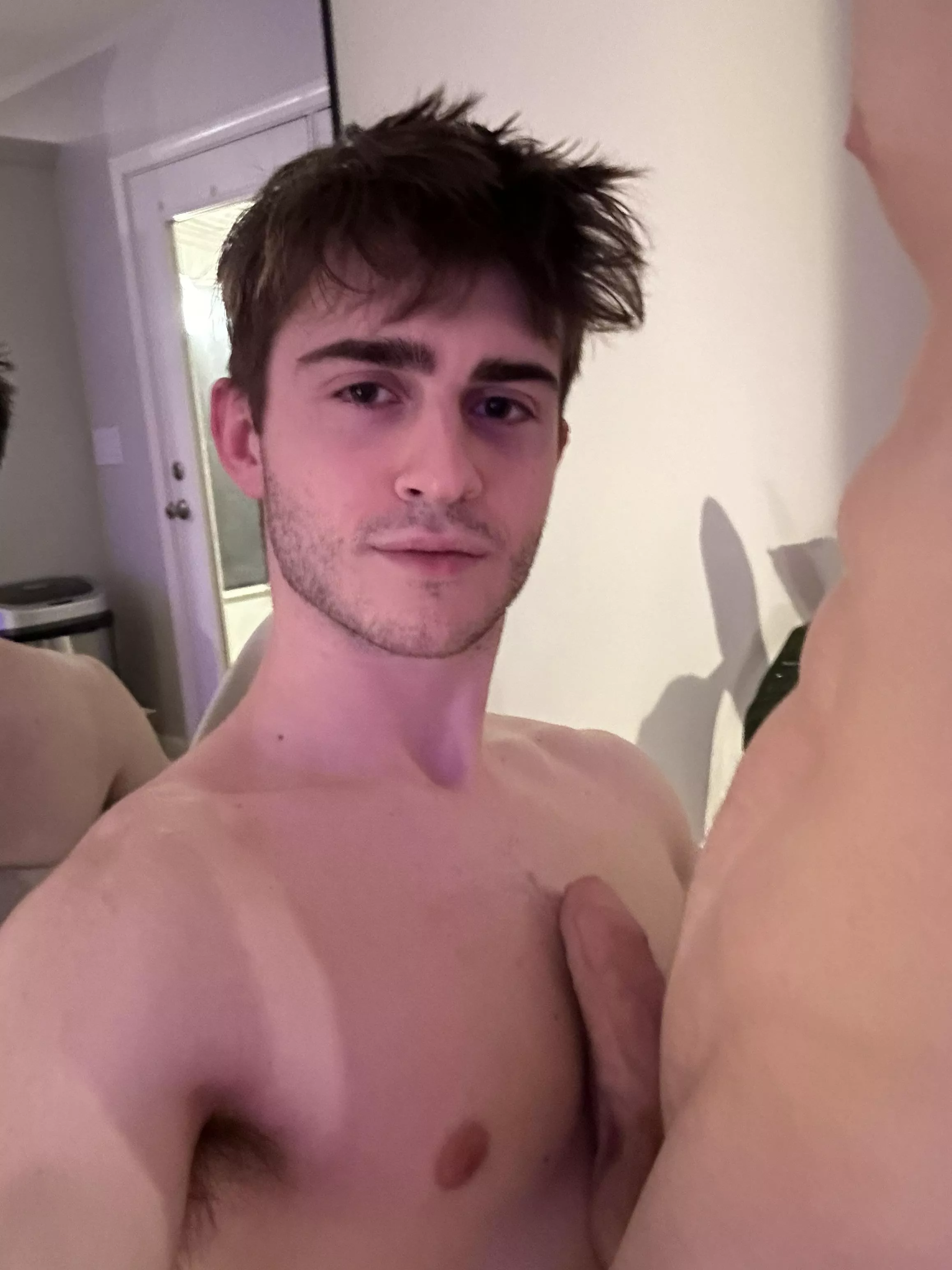 Resting his softie on my chest