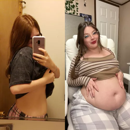 same girl, different weight 🤭