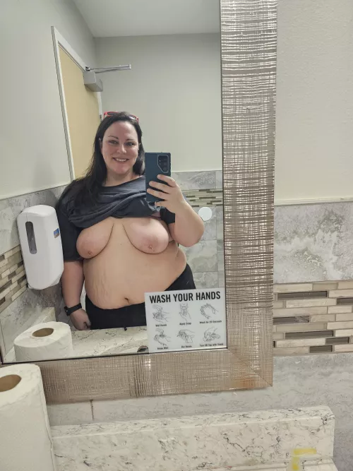 Snuck away to be naughty at work!