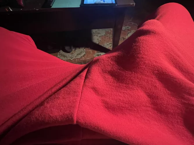 Sweatpants are the best for this