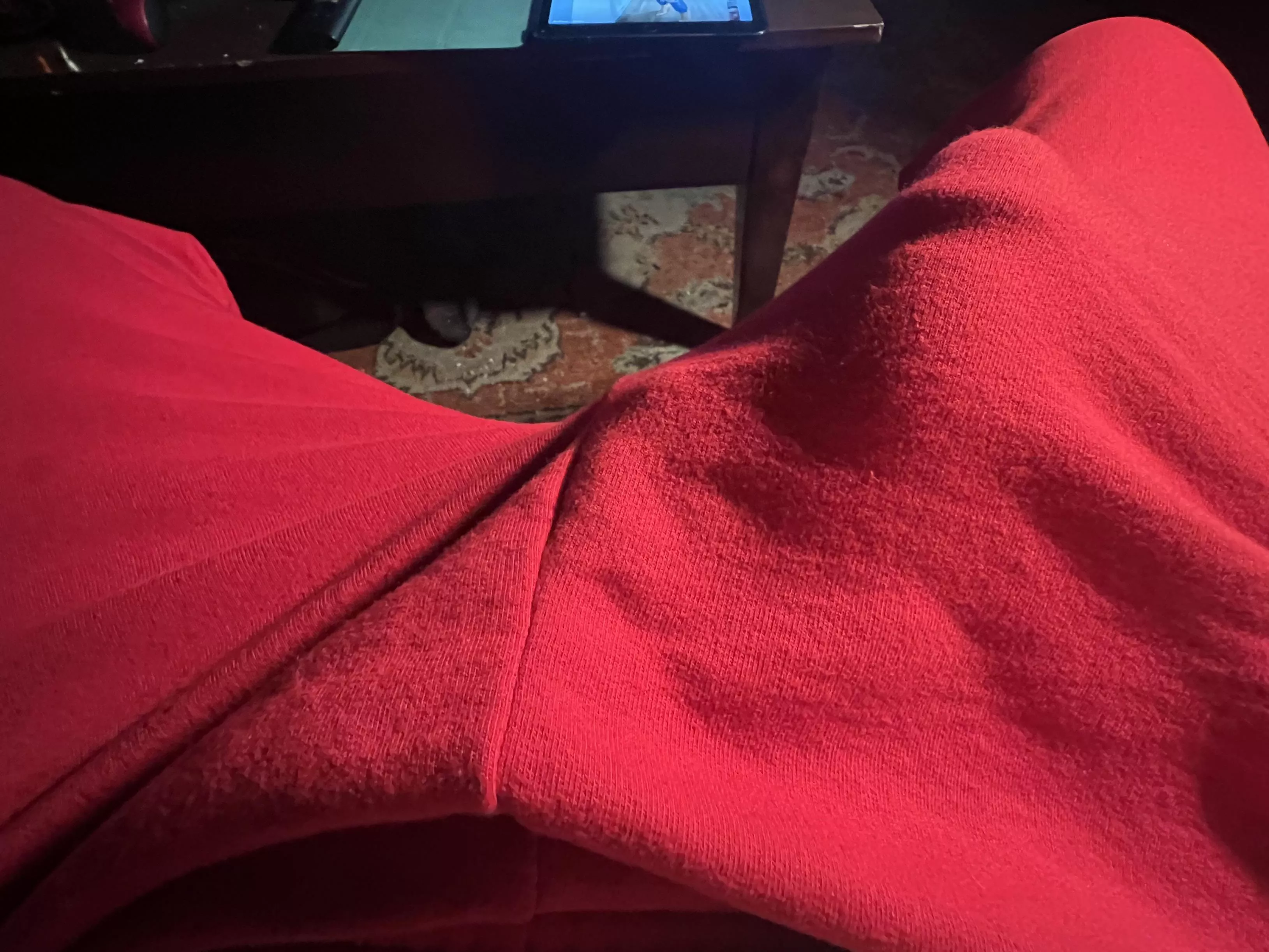 Sweatpants are the best for this