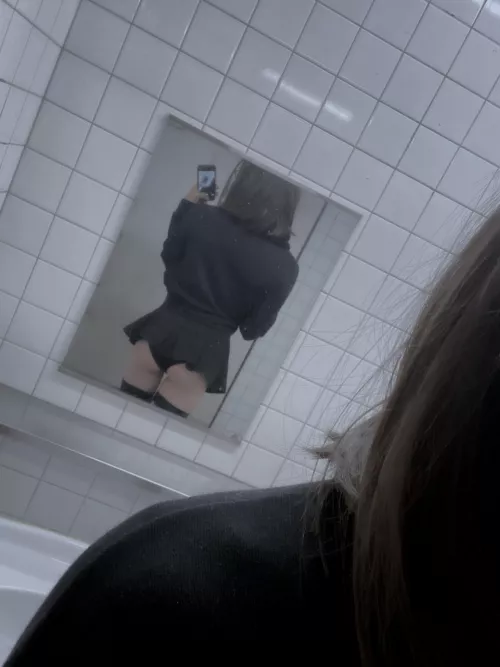 Walked around town with a short skirt, bad idea? 🫢