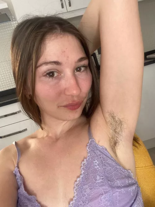 Who said hairy armpits can't be sexy?