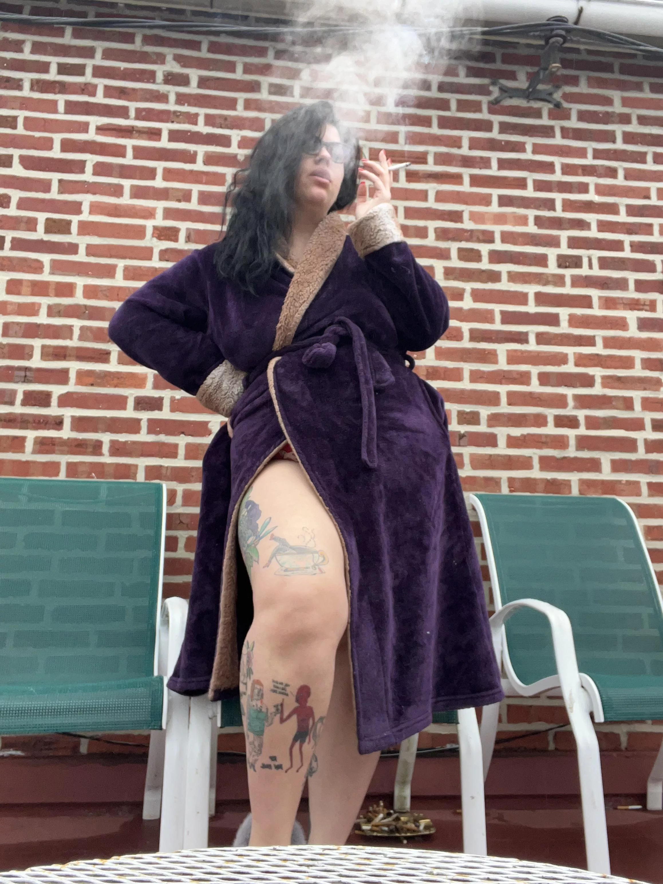 Who’s going to be my ashtray?