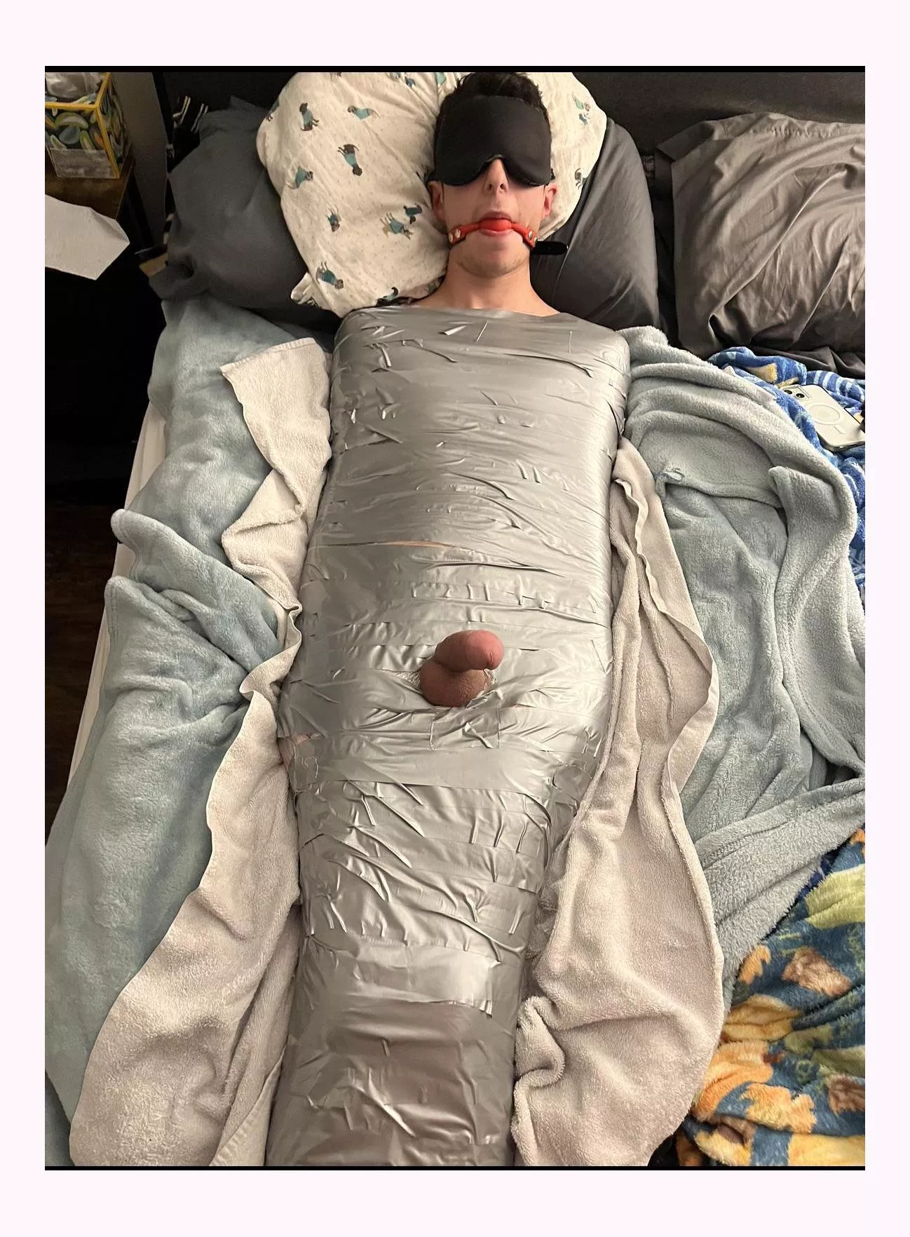 You come home and find this, what are you doing?